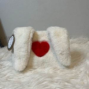 Disney Parks Alice in Wonderland White Rabbit Pouch.